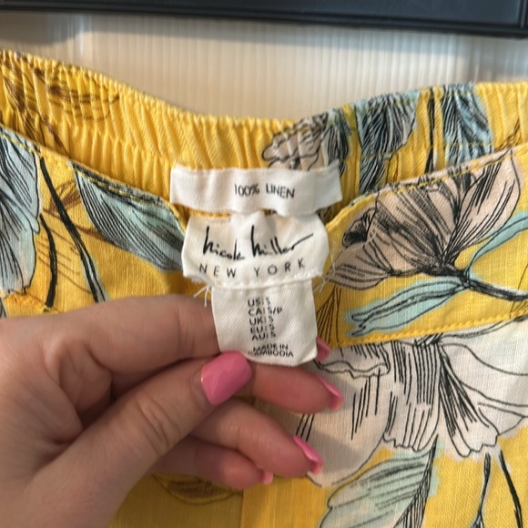 Nicole Miller linen pants - Picture 2 of 5